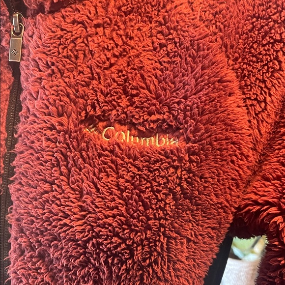 Columbia Women's Deep Red Sherpa Jacket - Picture 2 of 8